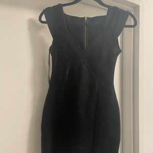 Guess Black Bondage Dress
